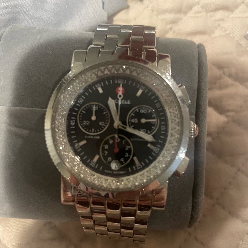 Michele sportsail diamond face watch